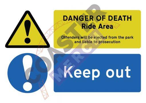 Danger of Death Health and Safety Warning Sign