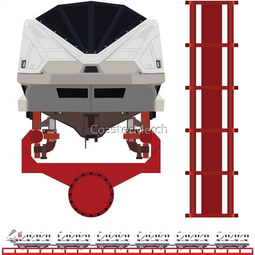 Magnum XL200 Coaster Train Design